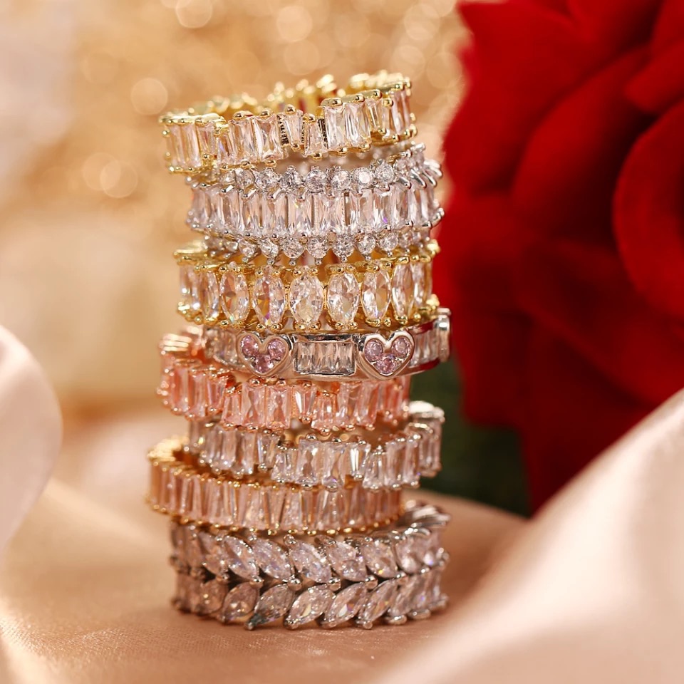 Cushion Cut Eternity Band Wedding Band Ring